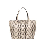 Geometric Wave Handbags Women Tote Bags - Shoulder Bags