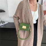 Small Flap Women's Crossbody Bag Pu Leather Casual Ladies Handbags