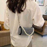 Diamond Beaded Underarm Shoulder Bag for Women