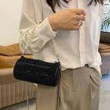 Diamond Beaded Underarm Shoulder Bag for Women