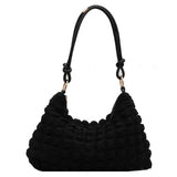Soft Winter Tote Bag Casual Armpit Handbag for Women