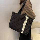 Nylon Women Totes Shoulder Bags Large Capacity Crossbody Bag Solid Handbags