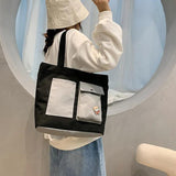 Canvas Large Capacity Women's Handbag Summer Female Crossbody Bags