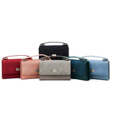 Women Shoulder & Handbag Small Tote Crossbody Bag Faux Suede Sac