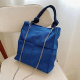 Casual Chain Shoulder Bag Large Capacity Handbag Top Handle