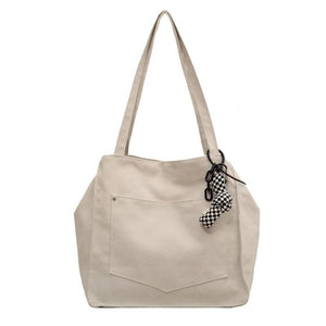 Canvas Tote Shoulder Bag Large Capacity Handbag for Women