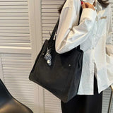Canvas Tote Shoulder Bag Large Capacity Handbag for Women