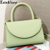 Retro Mini Shoulder Bag Pu Leather Crossbody Bags Short Handle Women Handbags