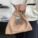 Winter Women Handbag Vintage PU Leather Shoulder Tote Shopping Bag Bolso