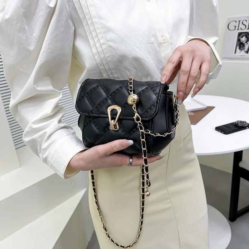 Women's Small Shoulder Messenger Bag Chain Handbag