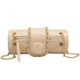 Barrel Shape Summer Handbag PU Leather Women's Shoulder Bag