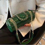 Barrel Shape Summer Handbag PU Leather Women's Shoulder Bag
