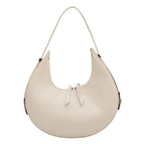 Summer Half Moon Handbag PU Leather Shoulder Bag