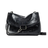Vintage Shoulder Bag Chain Messenger Bags Soft Flap Shoulder Crossbody Pack