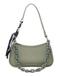 Scarf Shoulder Bag Women's Handbag Chain Crossbody