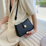 Small Flap Handbag Solid Casual Women's Crossbgdy Bag