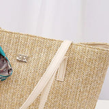 Bohemia Straw Women Handbags Large Capacity Tote Beach Bag