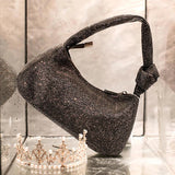 Diamonds Women Shoulder Bags Handbags Baguettes Shape Messenger Bag