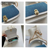 Chain Crossbody Shoulder Bag for Women Top-handle