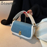 Chain Crossbody Shoulder Bag for Women Top-handle