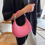 Vintage Leather Clutches Small Shoulder Bag Chain Crossbody Bag