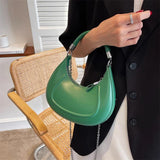 Vintage Leather Clutches Small Shoulder Bag Chain Crossbody Bag