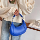 Vintage Leather Clutches Small Shoulder Bag Chain Crossbody Bag