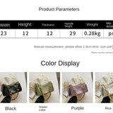 French Chain Crossbody Bags for Women