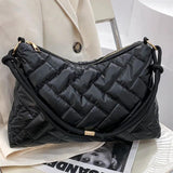 Trending Quilted Women Handbags High Capacity Nylon
