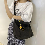 Canvas Casual Tote Bag for Women with Large Capacity