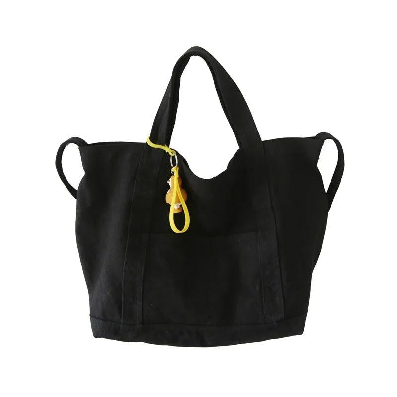 Canvas Casual Tote Bag for Women with Large Capacity