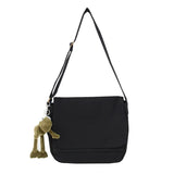 Women's Canvas Messenger Bag Large Capacity Solid Handbags