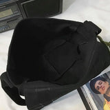 Women's Canvas Messenger Bag Large Capacity Solid Handbags