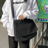 Women's Canvas Messenger Bag Large Capacity Solid Handbags
