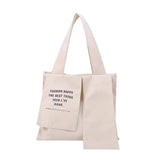 Canvas Casual Solid Tote Shoulder Bag for Women Large Capacity Handbag
