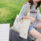 Canvas Casual Solid Tote Shoulder Bag for Women Large Capacity Handbag