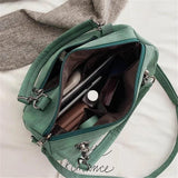 Large Capacity Ladies Frosted Retro Handbag Women's Shoulder Crossbody Bag