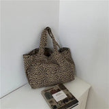 Japanese Letter Printing Canvas Shoulder Bag