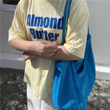 Canvas Large-capacity Shoulder Bag Tote Handbag