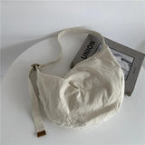 Japanese Canvas Messenger Bag Distressed Large Capacity
