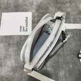 Summer Jelly Shoulder Bag Transparent Small PVC Handbag