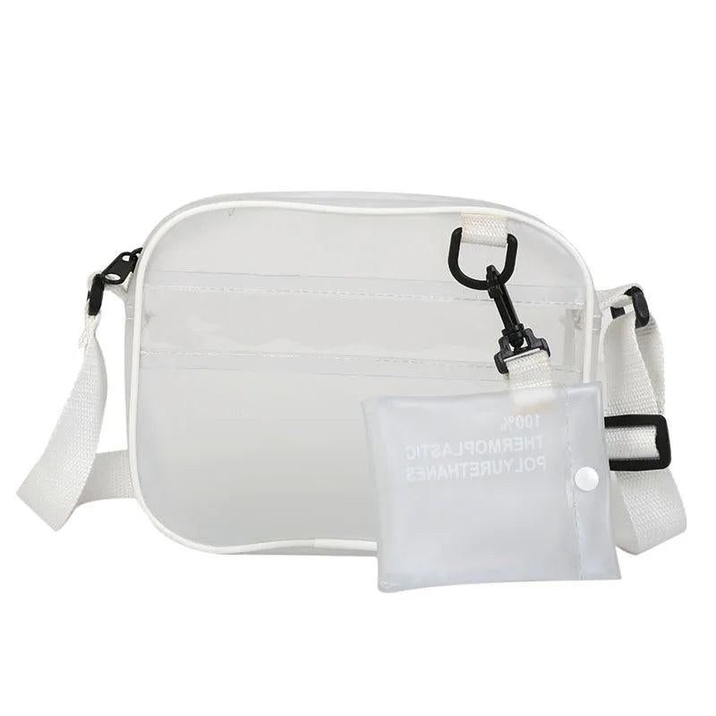 Summer Jelly Shoulder Bag Transparent Small PVC Handbag