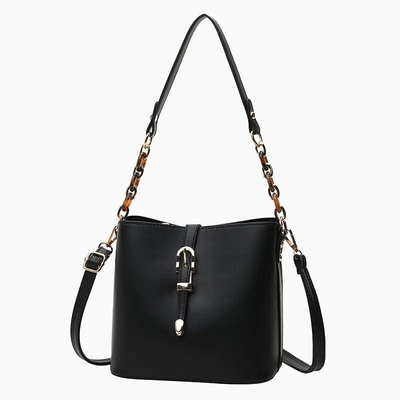 Casual Women's Bucket Bag Summer Shoulder Bag Messenger Large Capacity Handbag