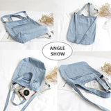 Wahyah Denim Bag Crossbody Bags for Woman Casual Jeans Bags Women Handbags