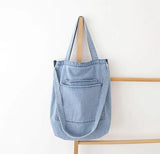 Wahyah Denim Bag Crossbody Bags for Woman Casual Jeans Bags Women Handbags