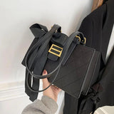 Diamond Grain Women Shoulder Bag Bow Embroidery Ladies Handbags