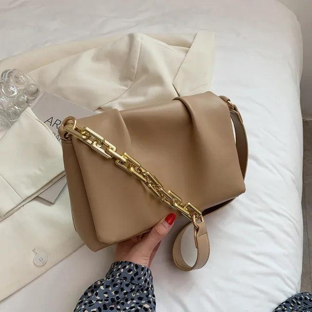 Thick Chain Women Shoulder Bags Small Crossbody Phone P