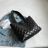 Vintage Winter Shoulder Bag High-capacity Shopper Shopping Bags