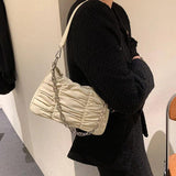 Small Square Shoulder Bags Solid Chain Crossbody Bags for Women