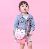 3D Animal Kids Shoulder Bag Soft Mini Messenger Kindergarten Pouch